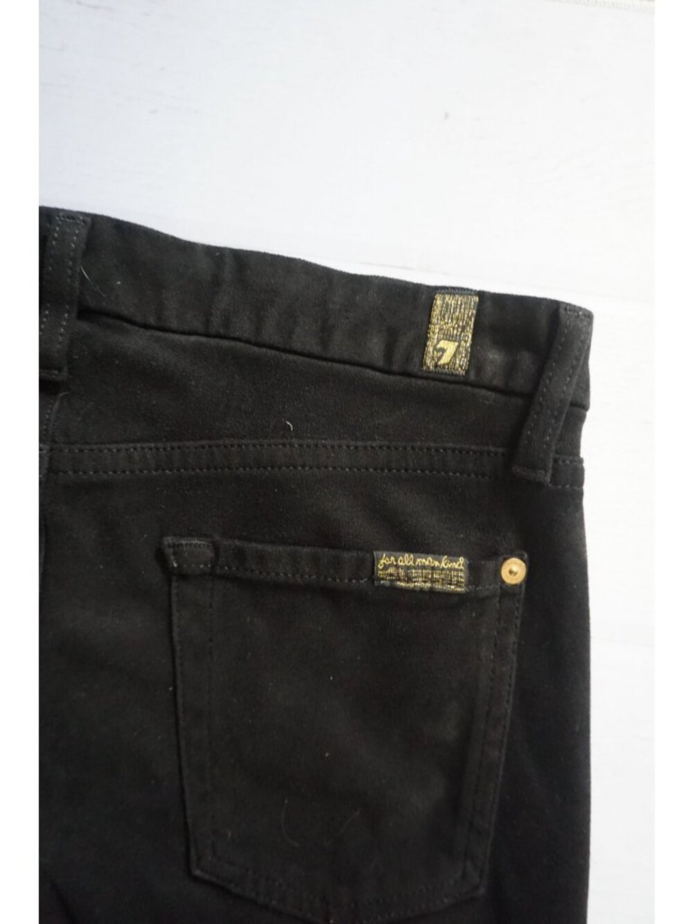 7 For All Mankind Women’s Black Skinny Pants – 27 - Picture 9 of 9